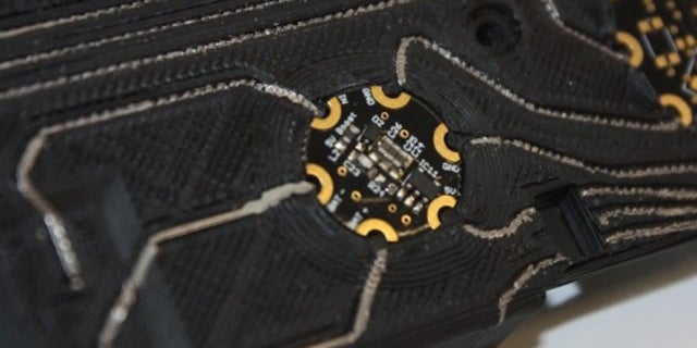 Bionic hand circuitry.