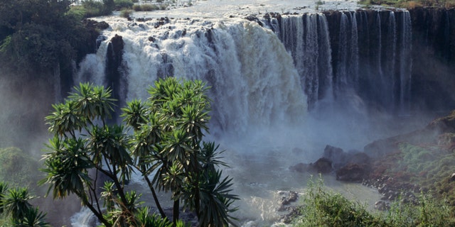 File photo - Blue Nile Falls (Tis Issat, smoking water) near Bahar Dar, Ethiopia.