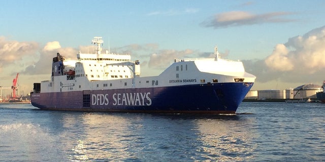 Twenty-five migrants were found stowed away aboard the Britain-bound Britannia Seaways ferry, authorities said Tuesday. 