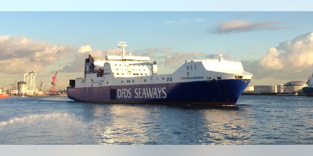 Twenty-five migrants were found aboard the Britannia Seaways ferry in the UK, the authorities said Tuesday.