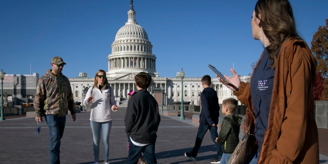 Visitors are allowed to return to the U.S. Capitol Tuesday. (AP Photo/J. Scott Applewhite)