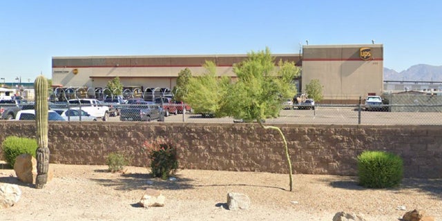 A UPS facility in Tucson, Ariz. Several company employees face chanrges in connection with an alleged drug trafficking ring that used trucks to distribute drugs across the U.S.