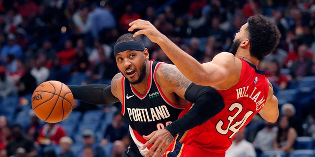 Carmelo Anthony makes debut with Portland Trail Blazers after more than ...