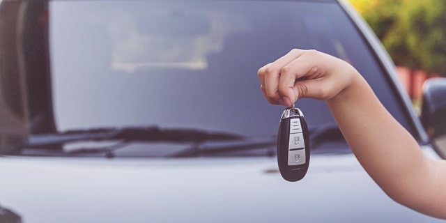 Never leave your car keys within a child's reach. Children can accidentally climb into a hot car and become trapped, according to Kids and Car Safety,