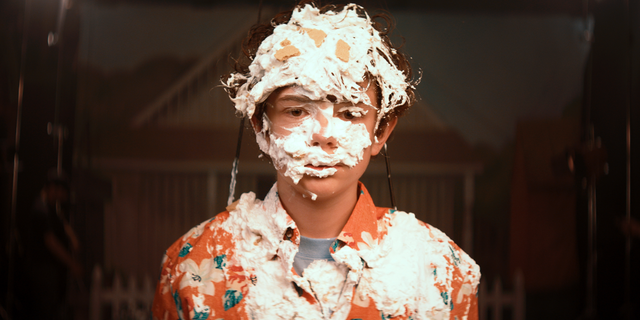 This image released by Amazon Studious shows Noah Jupe in a scene from "Honey Boy."