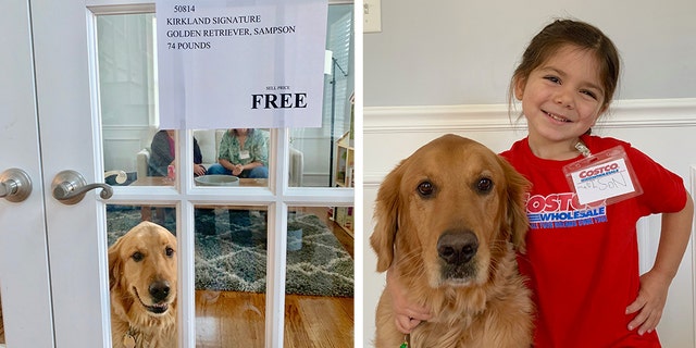 The Gonzalez's 4-year-old daughter, Madison, with their 5-year-old golden retriever, Sam. (Photo: Courtesy of Josie Gonzalez)