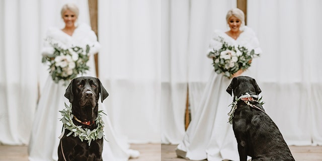 One beaming bride in Alabama knew her wedding day wouldn’t be complete without a quiet moment alone with one of her dearest family members – her dog.