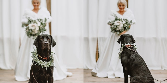 One beaming bride in Alabama knew her wedding day wouldn’t be complete without a quiet moment alone with one of her dearest family members – her dog.