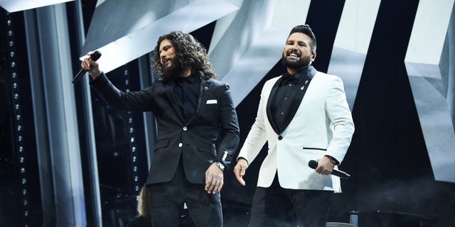 Dan + Shay perform "Speechless" at the 2019 CMA Awards. (Photo by John Shearer/Getty Images)