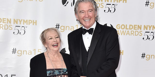 Patrick Duffy and his wife, Carlyn Rosser, at the closing ceremony of the 55th Monte-Carlo Television Festival in June 2015, in Monaco.