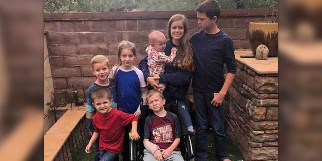 The siblings – still recovering from injuries and mourning the murder of their mother, Dawna Ray Langford, and brothers Trevor Langford and Rogan – were featured smiling alongside Cody Langford, who remains in a wheelchair.