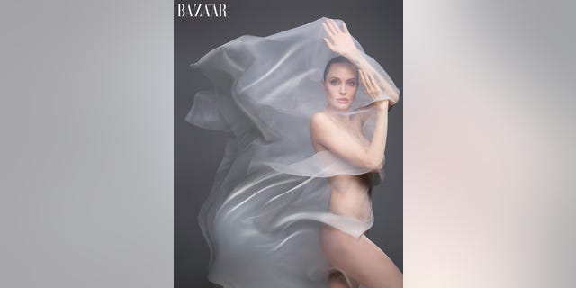 Angelina Jolie covers Harper’s Bazaar’s December/January issue