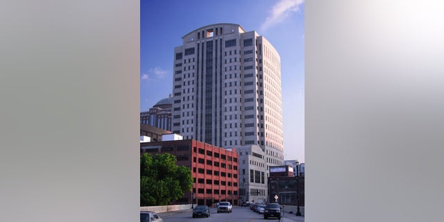 The Harris County Criminal Justice Center in downtown Houston.