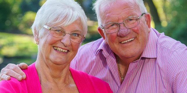 A husband and wife, who have been dubbed Britain’s happiest couple, say they’ve only had one major argument in their 50 years of marriage. (Photo: SWNS)