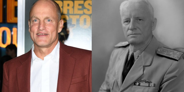 Woody Harrelson and Admiral Chester Nimitz 