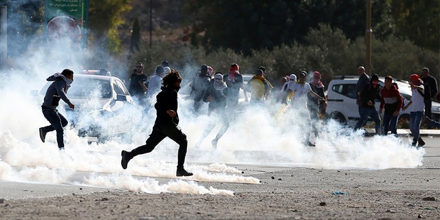 Palestinians protest US settlement policy shift in 'day of rage' | Fox News