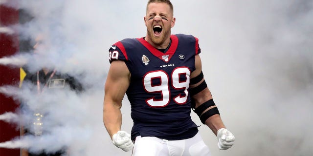 The Houston Texans have one injured reserve/designated to return spot; reports said the spot is being held for defensive end J.J. Watt. (Kevin Jairaj, USA TODAY Sports, File)