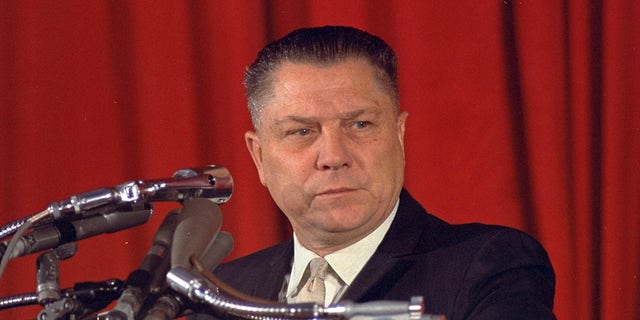 President of the Teamsters' Union James Hoffa attends the start of trucking contract talks at the Washington Hilton Hotel, in Washington, D.C., Jan. 18, 1967.  