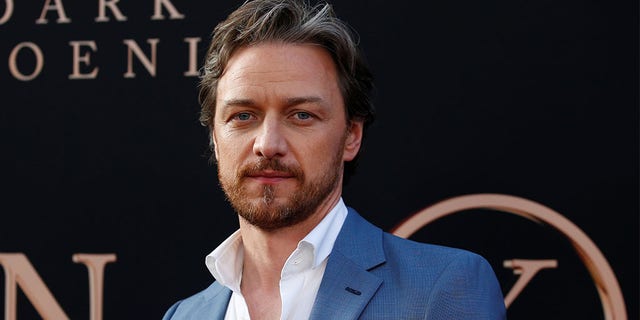 Actor James McAvoy poses at the premiere for the film 