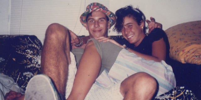 Peter Davis with Jennifer Levin during happier times.