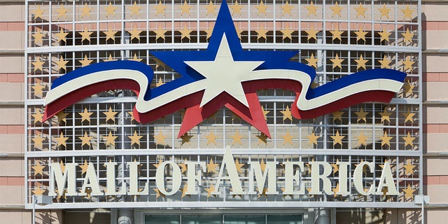 Bloomington, Minnesota, USA aa August 23, 2011: Mall of America sign above the south main visitor entry.