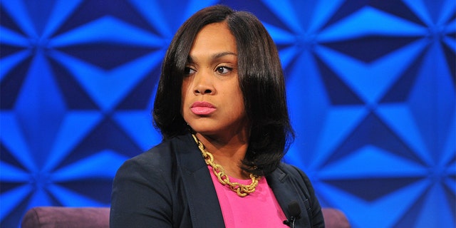 Marilyn Mosby takes part in a panel discussion.