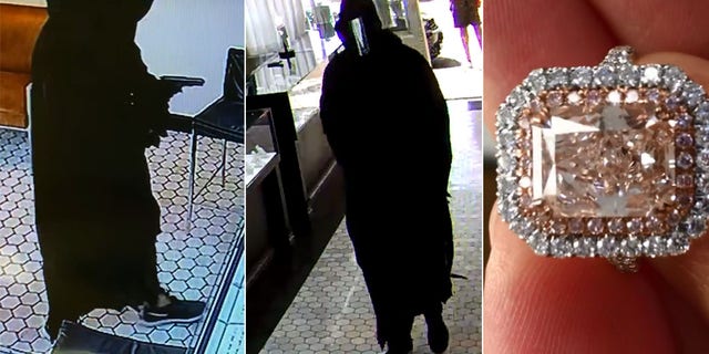 Police in Maui, Hawaii, is seeking to identify the armed thief who held up a jewelry store on Halloween in a mask and robe and made off with three diamonds worth $1 million. 