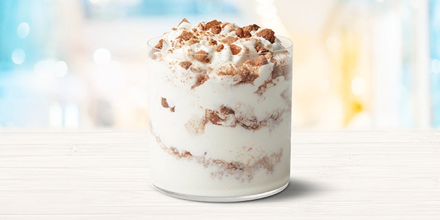 Mickey D’s announced it is keeping dessert menus delightful as the weather gets frightful in the weeks ahead with the addition of the new Snickerdoodle McFlurry, pictured.