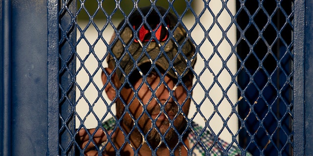 A Cuban man leaving a migrant shelter in Reynosa, Mexico. (AP Photo/Fernando Llano, File)