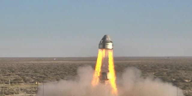 Boeing's CST-100 Starliner in the Pad Abort Test,