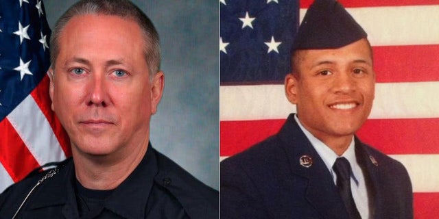 Robert Olsen, left and Anthony Hill, right