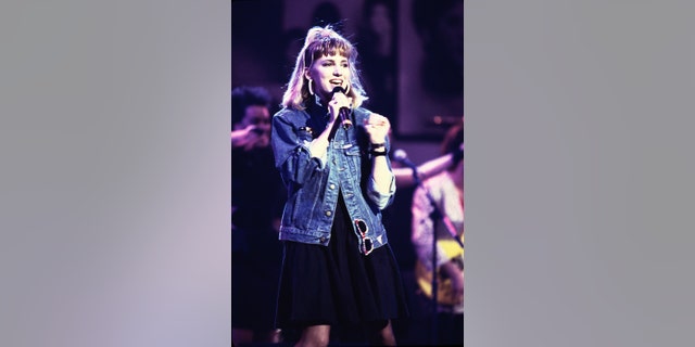 Debbie Gibson at the 40th Anniversary Tribute to Atlantic Records at Madison Square Gardens in New York City on 5/14/88 in New York City.