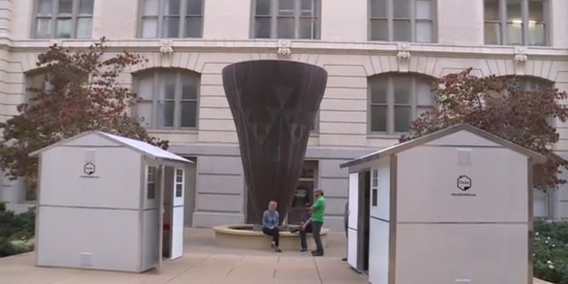 Officials in Sacramento, Calif. are considering using pop-up structures to deal with a rising homeless population.