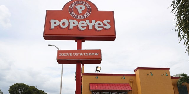 A California woman waiting in line at a Popeyes drive-thru captured a fight between two couples on Saturday night. (Photo by Joe Raedle/Getty Images)