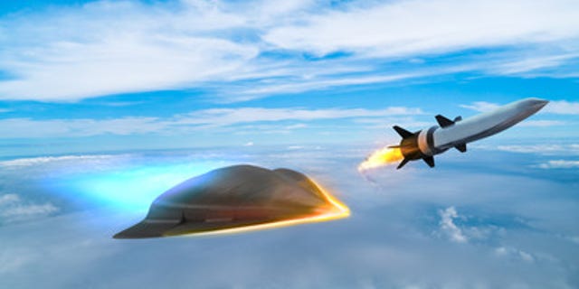 Artist's impression of hypersonic weapons.