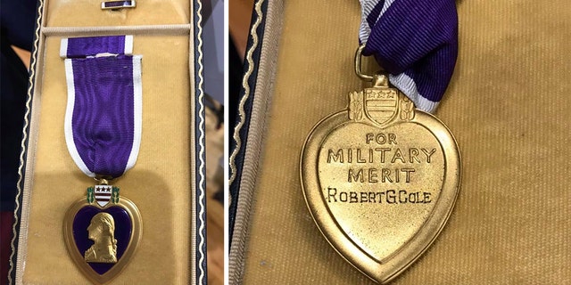 A Purple Heart belonging to Medal of Honor recipient Robert G. Cole turned up at a Long Island gun show after being lost for decades.