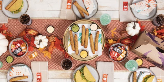 The party packs are available for $10.99 at participating locations. For a limited time the brand, which has teamed up with Grubhub is offering free delivery on orders of $12 or more starting Nov. 21.
