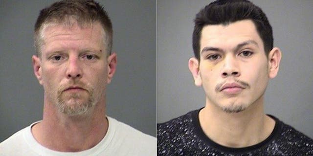 Brandon Kaiser, left, and Alfredo Vazquez were linked to the shootings of two judges in Indianapolis, authorities say. (Marion County Sheriff’s Department)