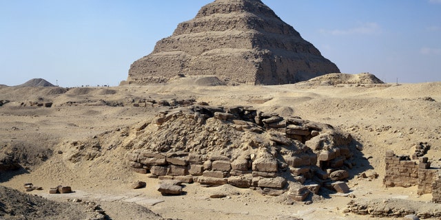 Step Pyramid of Djoser (Zoser) and Userkaf pyramid, Saqqara - file photo.