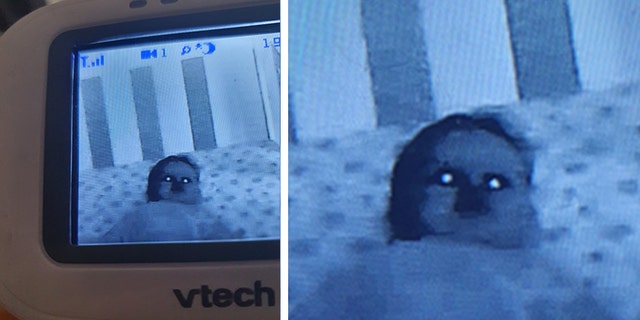 Last week, Elise Bannister took to social media to share a “hilariously creepy” picture of her infant son Finn taken by a VTech baby monitor she recently purchased.