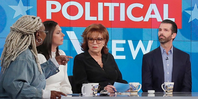 THE VIEW - Donald Trump Jr. on ABC's "The View," as the show celebrated its 5,000th episode. (Photo by Lou Rocco/ABC via Getty Images)