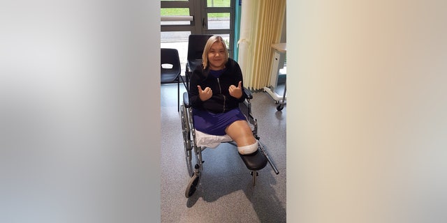 McCue has put her wedding on hold, and said she wants to walk down the aisle to Martyn when she recovers.
