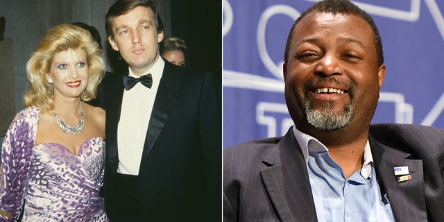 Malcolm Nance, right, claimed President Trump had been compromised by Russia as early as the start of his first marriage, to Ivana Trump.