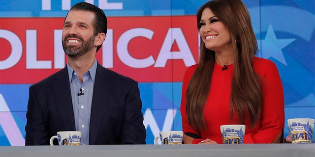 Donald Trump Jr. and Kimberly Guilfoyle appearing on a Nov. 7 episode of ABC's "The View." (Photo by Lou Rocco/ABC via Getty Images) DONALD TRUMP JR., KIMBERLY GUILFOYLE