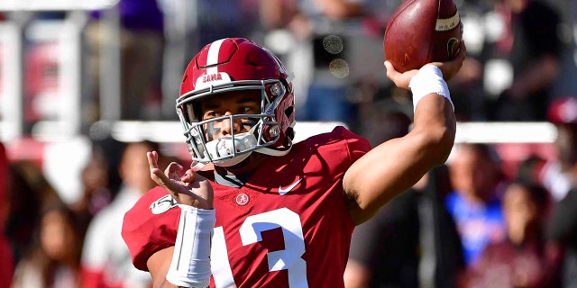Tua is the second quarterback taken. (AP Photo/Vasha Hunt))