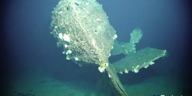 The wreck is lying at a depth of 1,427 feet. (Ocean Outreach/Lost 52 Project/YouTube)
