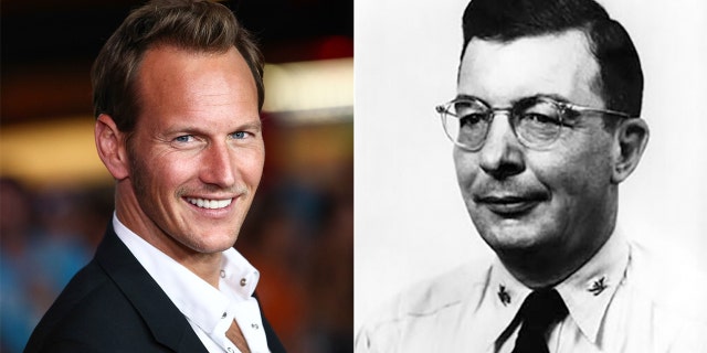 Patrick Wilson and Rear Admiral Edwin Layton