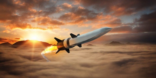 Artist's impression of a hypersonic weapon.