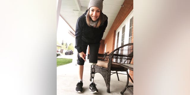 She said she is now focused on the positives in life and is aiming to get back to leading an active lifestyle.