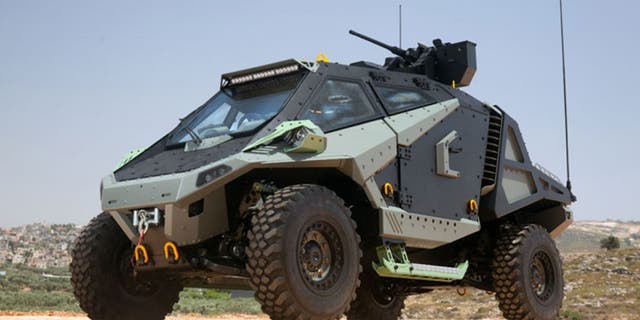 The Mantis APC was designed by Israeli firm Carmor.